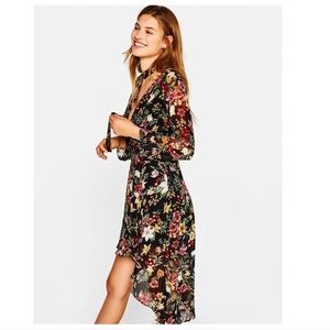 Bershka Floral Dress